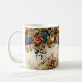 フローラ感謝祭ヴィンテージパターン(9) コーヒーマグカップ (左)