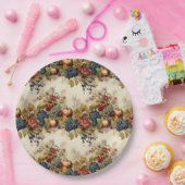 フローラ感謝祭ヴィンテージパターン(9) ペーパープレート (パーティー)