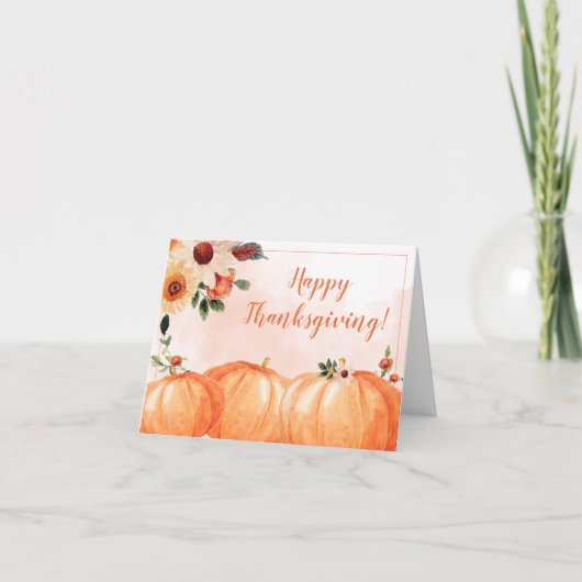 フローラ感謝祭 カード (正面)