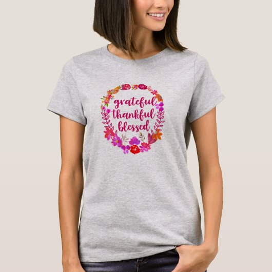 フローラ感謝賛美 Tシャツ (正面)