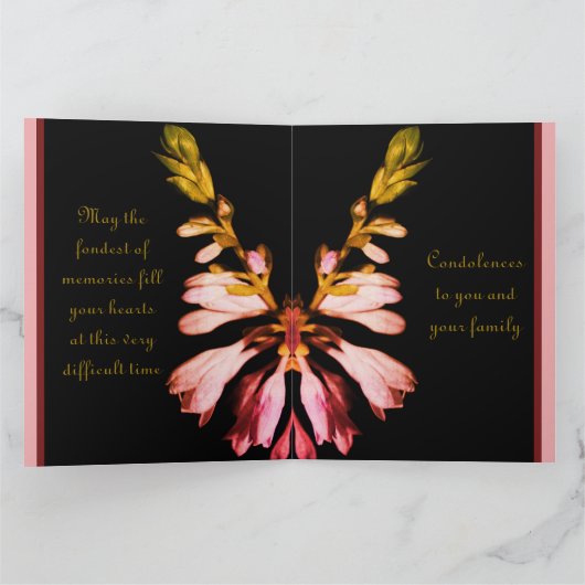 フローラ慰め カード (内部)