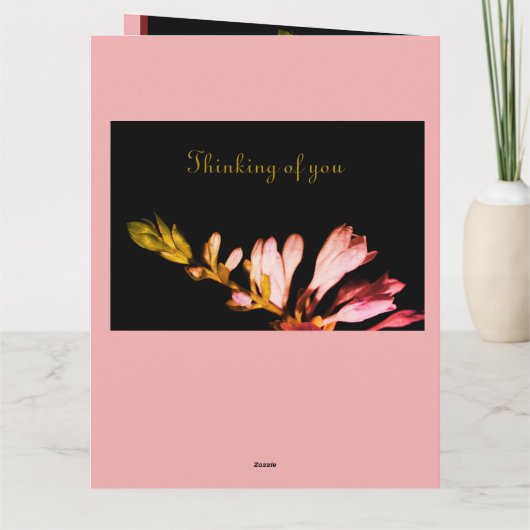 フローラ慰め カード (裏面)