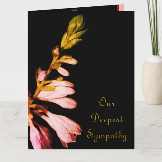 フローラ慰め カード (正面)