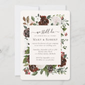 フローラ我々はまだ50thの更新を誓結婚う 招待状 (正面)