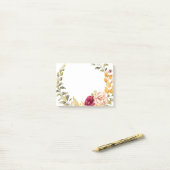 フローラ投稿メモ ポストイット (デスク上)