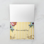 フローラ折り畳みグリーティングカード カード (内部)