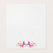 フローラ折り畳みテントのイヤリング表示カード 名刺 (外部フラット)