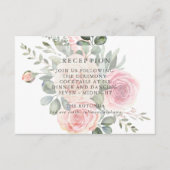 フローラ披露宴カード エンクロージャーカード (正面)