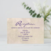 フローラ披露宴招待状 出欠カード (スタンド正面)