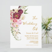 フローラ抱擁結婚結婚 招待状 (スタンド正面)