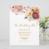 フローラ抱擁結婚結婚 招待状 (スタンド正面)