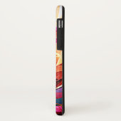 フローラ抽象芸術アートオレンジレッドブルー花 Case-Mate iPhoneケース (裏面/左)