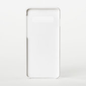 フローラ抽象芸術アートオレンジレッドブルー花 SAMSUNG GALAXYケース (正面)