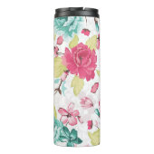 フローラ抽象芸術エレガンスシームレスな背景。 タンブラー (裏面)