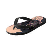 フローラ抽象芸術エレガンス芸術的、背景。 キッズビーチサンダル (アングル)