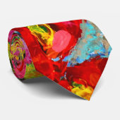 フローラ抽象芸術ネクタイ ネクタイ (ロール)