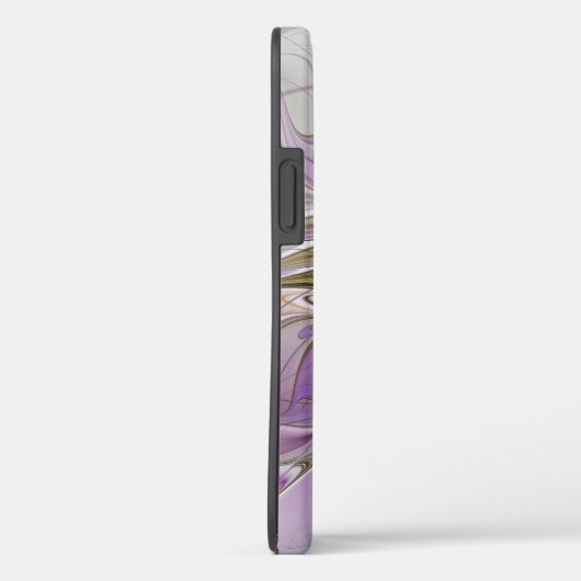 フローラ抽象芸術フラクタルとピンクと金ゴールドマ最高のマ Case-Mate iPhoneケース (裏面 / 右)