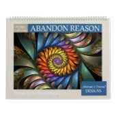 フローラ抽象芸術フラクタル2026 カレンダー (カバー)