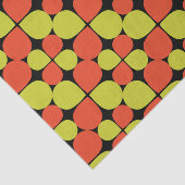 フローラ抽象芸術レトロパターン 薄葉紙 (詳細)