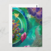 フローラ抽象芸術園 ポストカード (正面/裏面)