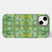 フローラ抽象芸術塩水絵画色のパターン Case-Mate iPhoneケース (裏面 (横))