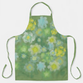 フローラ抽象芸術塩水絵画色 エプロン (正面)