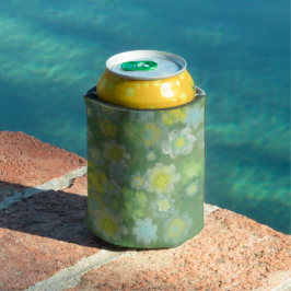 フローラ抽象芸術塩水絵画色 缶クーラー