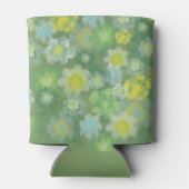 フローラ抽象芸術塩水絵画色 缶クーラー (裏面)