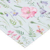 フローラ抽象芸術春夏水カラー ロングテーブルランナー (コーナー)