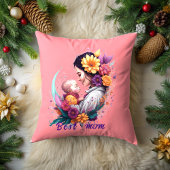 フローラ抽象芸術最高のヴィンテージママ クッション