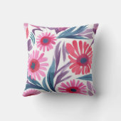 フローラ抽象芸術水の色 クッション (裏面)