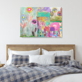フローラ抽象芸術5 Canvas Print キャンバスプリント (インサイチュ (寝室))