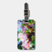 フローラ抽象芸術 ラゲッジタグ (正面縦)