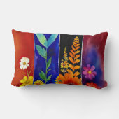 フローラ抽象芸術 ランバークッション (裏面)