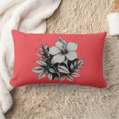 フローラ抽象芸術 ランバークッション (ブランケット)