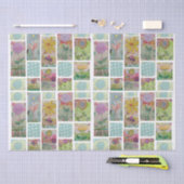 フローラ抽象芸術-9ティッシュペーパー 薄葉紙 (クラフト)