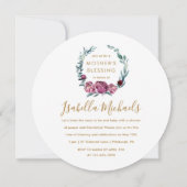 フローラ招待されは母賛美パーティー 招待状 (裏面)