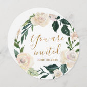 フローラ招待されは母賛美パーティー 招待状 (正面/裏面)