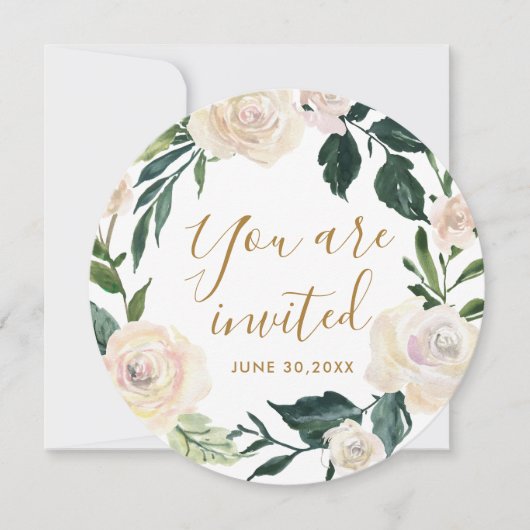 フローラ招待されは母賛美パーティー 招待状 (正面)