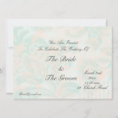 フローラ招待状とハチドリと蝶 招待状 (裏面)