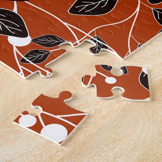 フローラ招待状:抽象芸術結婚の ジグソーパズル (側面)