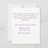 フローラ招待状 招待状 (裏面)