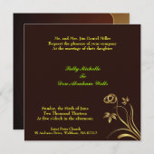 フローラ招待状 招待状 (正面/裏面)