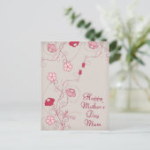 フローラ支部母の日の挨拶 ポストカード (スタンド正面)