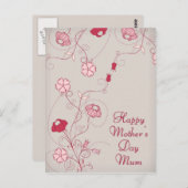 フローラ支部母の日の挨拶 ポストカード (正面/裏面)