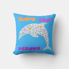 フローラ救イルカ クッション