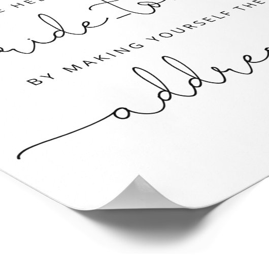 フローラ救済の住所とエンベロ忙しープPos ポスター (角)