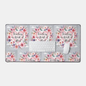 フローラ教育者の抱擁 デスクマット (キーボード&マウス)