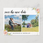 フローラ数々の写救真新しい日付 案内ポストカード (正面)