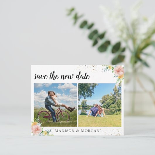 フローラ数々の写救真新しい日付 案内ポストカード (スタンド正面)